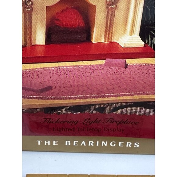 VTG 1993 Hallmark Keepsake Ornament | The Bearingers Fireplace with Floor Base - Picture 2 of 10